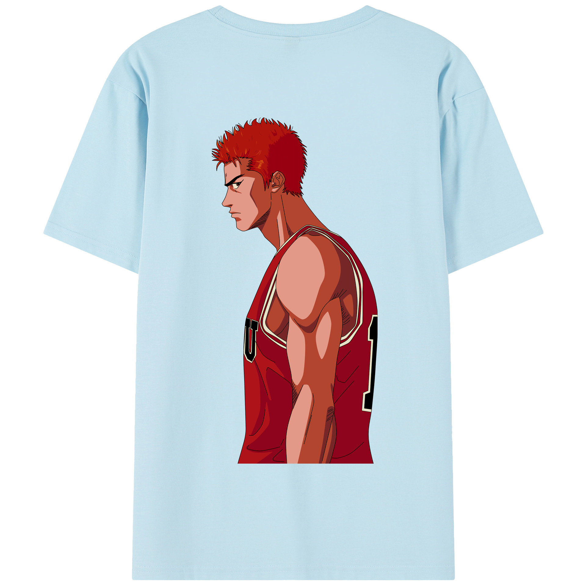SLAM DUNK／スラムダンク 綿100％半袖Tシャツ（背面プリント）